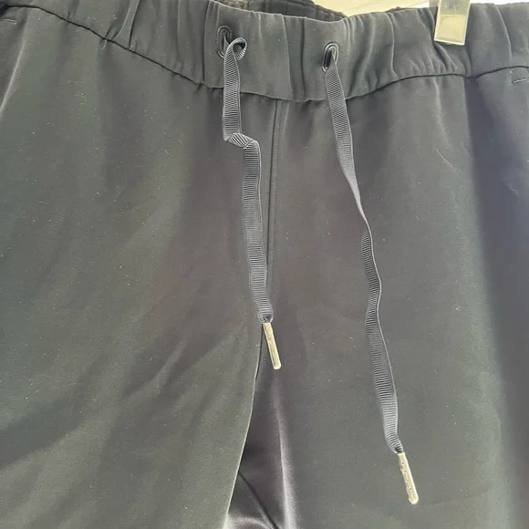 lululemon athletica Black Drawstring Wide-Leg Trousers - Picture 3 of 5